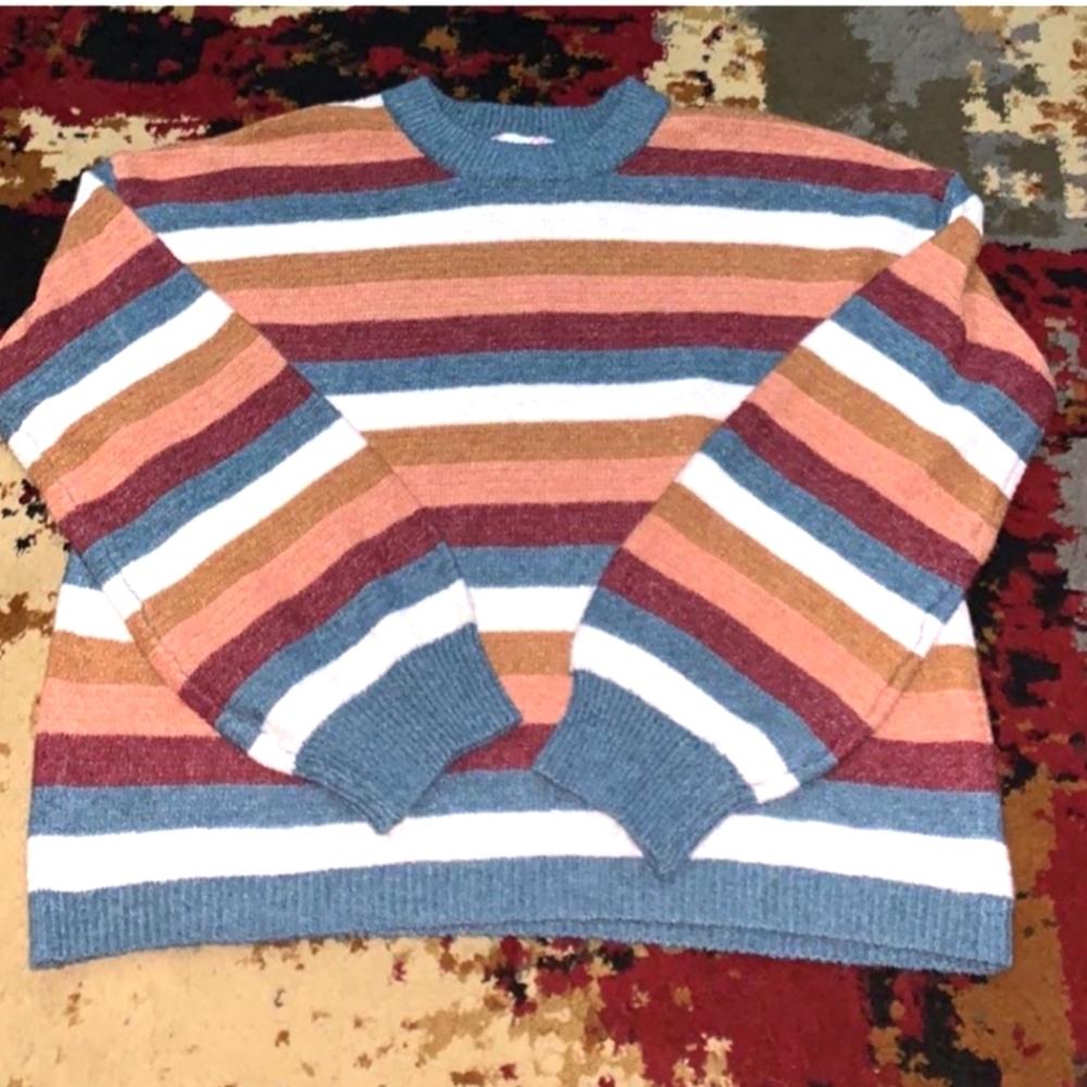 Pink Republic Women Nwts striped sweater sz small